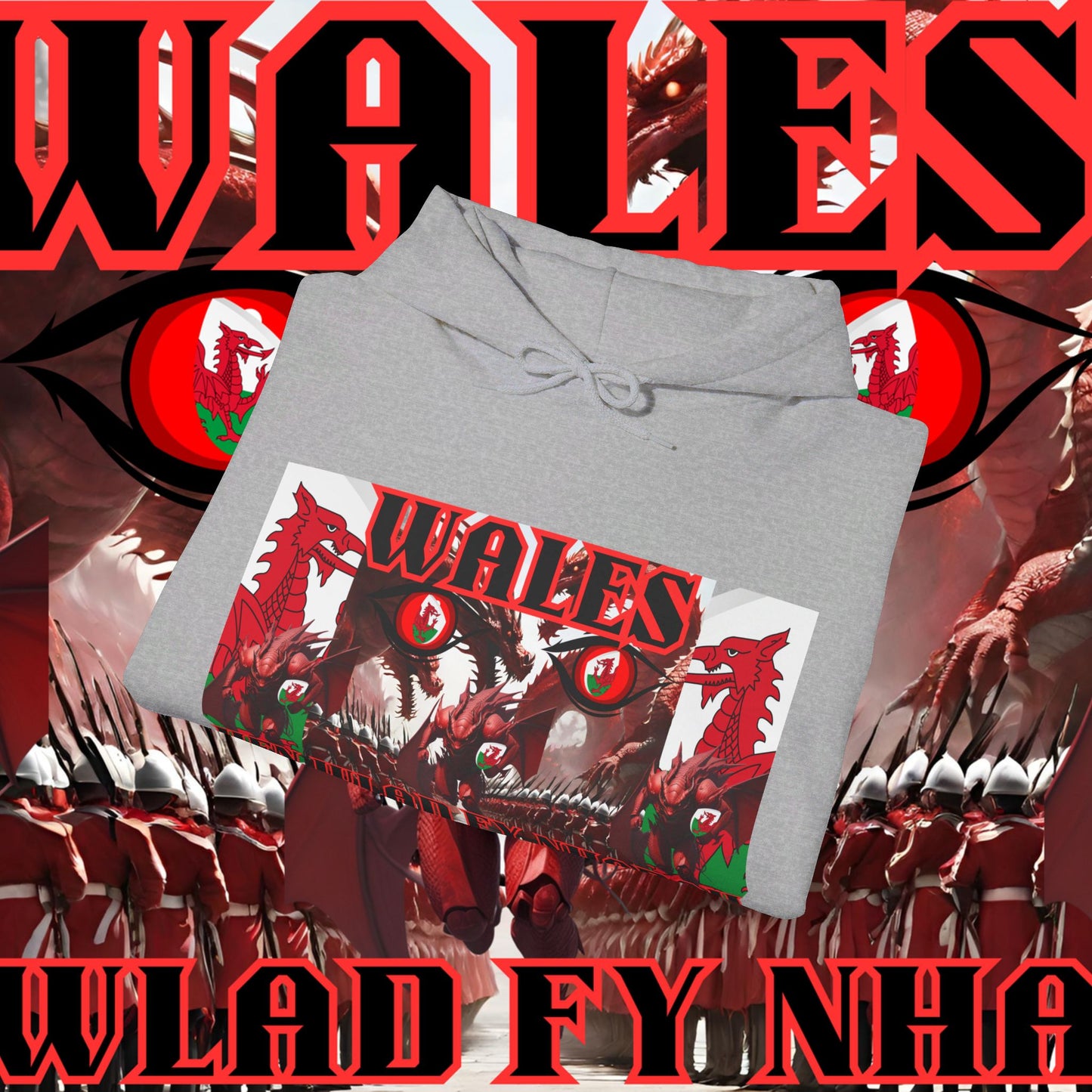 Wales Hoodie, Welsh Rugby Sweatshirt, Pullover dragon hoodie, Hen Wlad Fy Nhadau Hoodie, welshmen Hoodie, dragon Hoodie, unisex hoodie