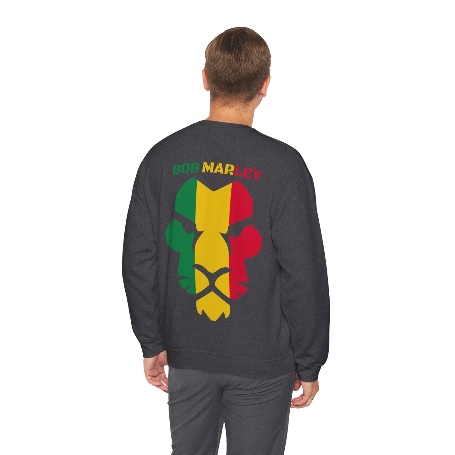 Bob Marley Rasta Jamaican Reggae one LoveUnisex Heavy Blend™ Crewneck Sweatshirt