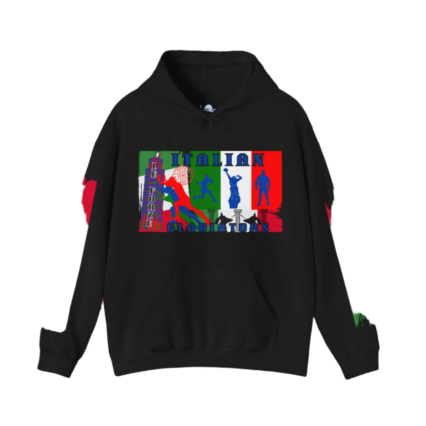 Italy Hoodie , Italian hooded Sweatshirt, Italy azzurri Hoodie, italiano pullover Hoodie