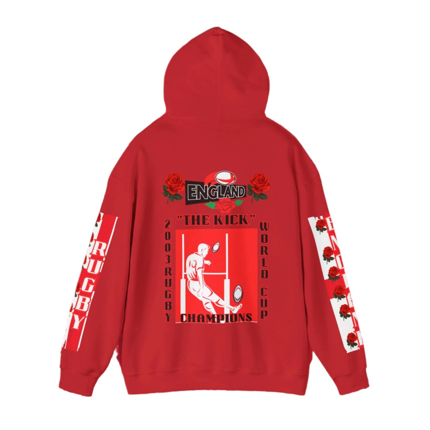 England Hoodie Sweatshirt, world champion hoodie, world rugby, pullover, 2003 champions hoodie, winter gift idea, streetwear Graphic unisex