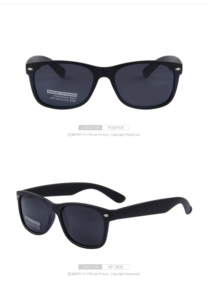 Men Polarized Sunglasses Classic Men Retro Rivet Shades Brand Designer Sun glasses UV400 S683