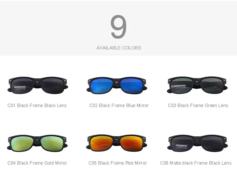 Men Polarized Sunglasses Classic Men Retro Rivet Shades Brand Designer Sun glasses UV400 S683