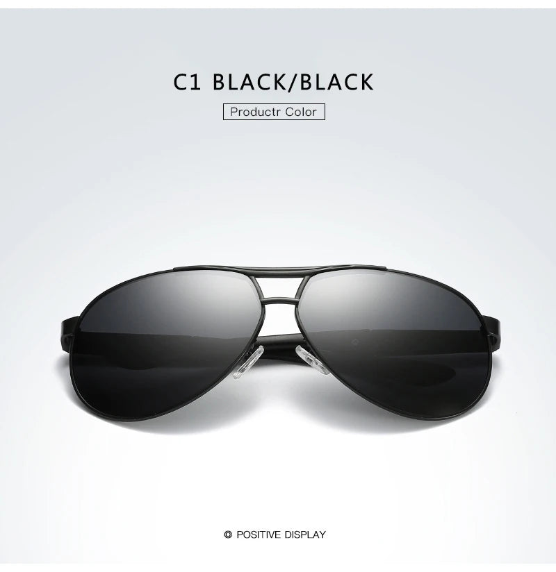 Classic Polarized Sunglasses Men Brand Designer Vintage Driving Pilot Sunglass Man Eyewear Sun Glasses UV400 Oculos De Sol