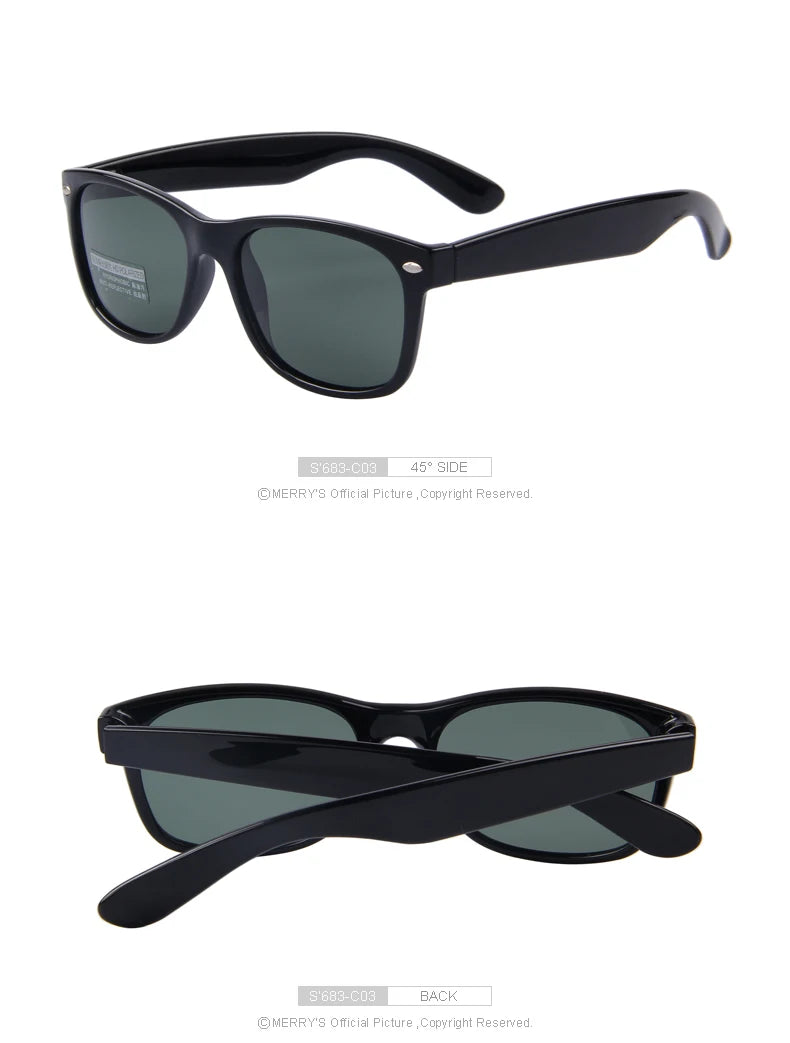 Men Polarized Sunglasses Classic Men Retro Rivet Shades Brand Designer Sun glasses UV400 S683