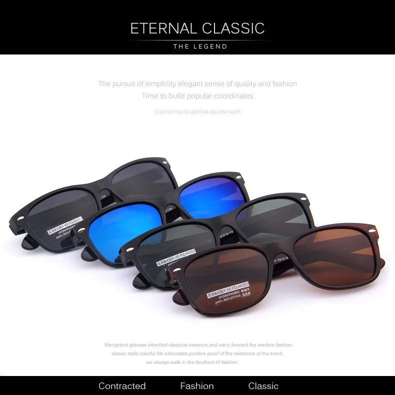 Men Polarized Sunglasses Classic Men Retro Rivet Shades Brand Designer Sun glasses UV400 S683