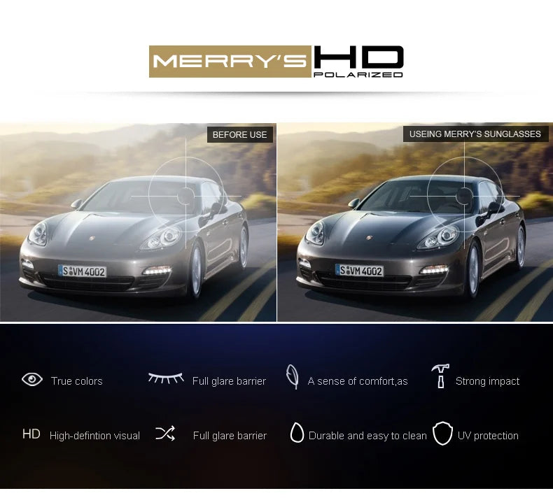 Men Polarized Sunglasses Classic Men Retro Rivet Shades Brand Designer Sun glasses UV400 S683