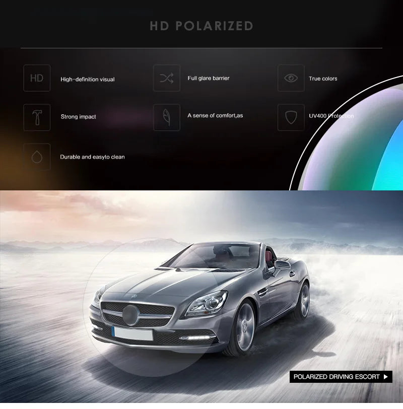 Classic Polarized Sunglasses Men Brand Designer Vintage Driving Pilot Sunglass Man Eyewear Sun Glasses UV400 Oculos De Sol