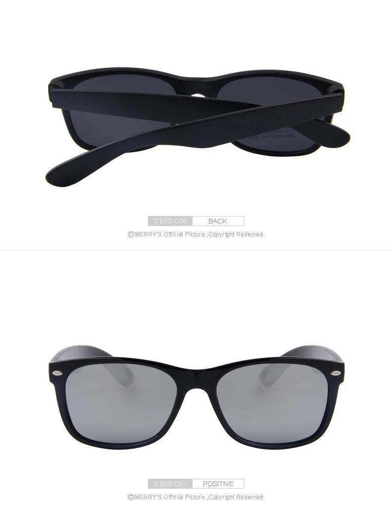 Men Polarized Sunglasses Classic Men Retro Rivet Shades Brand Designer Sun glasses UV400 S683