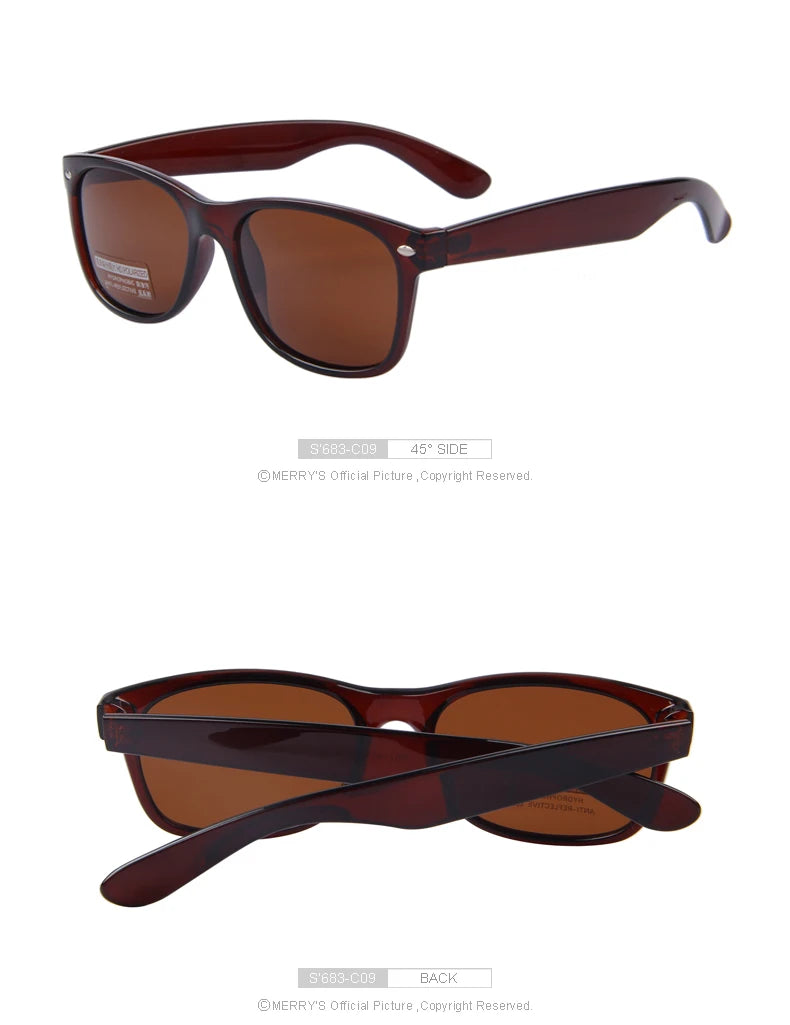 Men Polarized Sunglasses Classic Men Retro Rivet Shades Brand Designer Sun glasses UV400 S683