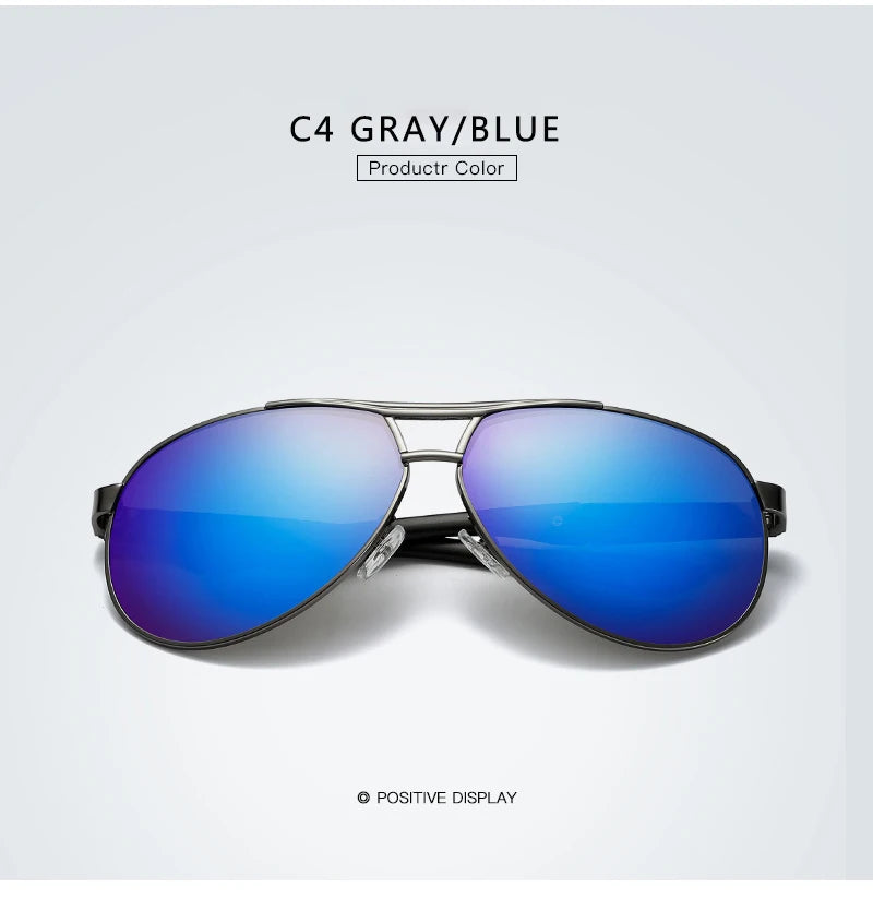 Classic Polarized Sunglasses Men Brand Designer Vintage Driving Pilot Sunglass Man Eyewear Sun Glasses UV400 Oculos De Sol