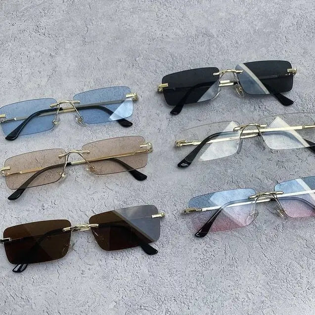 Sunglasses Man Stylish Sun Glasses Woman Pink Blue Glasses UV400 Summer Glasses