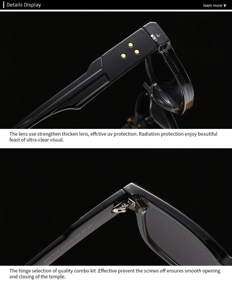 Fashion Brand Designer Gradient Shades UV400 Men Trending Rivets Punk Sun Glasses High Quality Women Retro Square Sunglasses