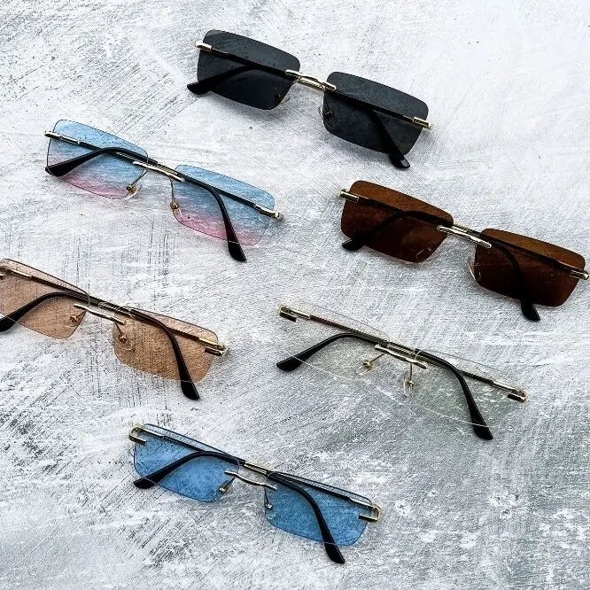 Sunglasses Man Stylish Sun Glasses Woman Pink Blue Glasses UV400 Summer Glasses