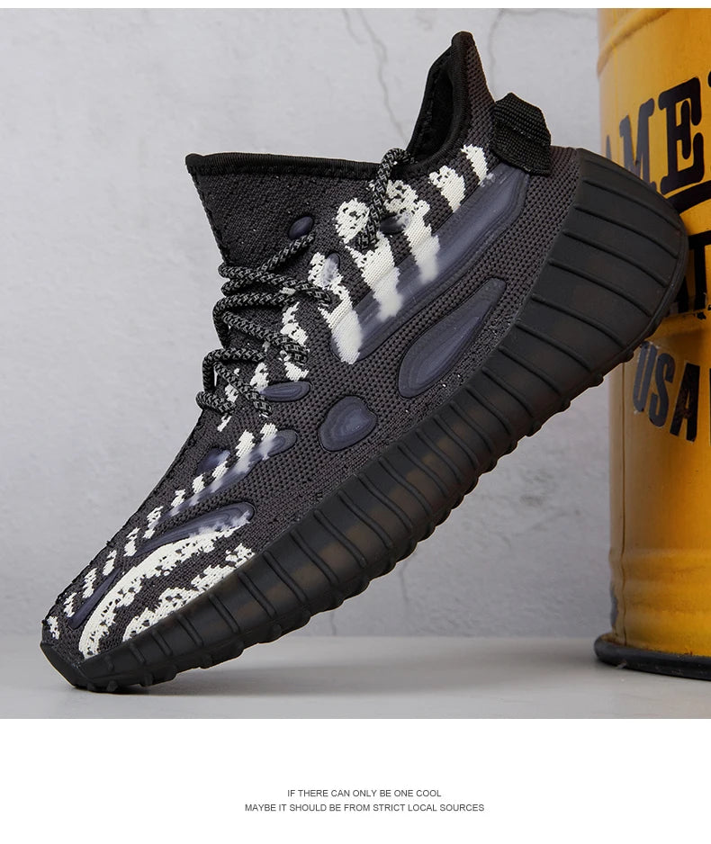 New Men Sneakers Shoes Light Casual Fashion Running Elastic Leisure Outdoor Mesh Summer Sports Tennis Man Walking Shoes