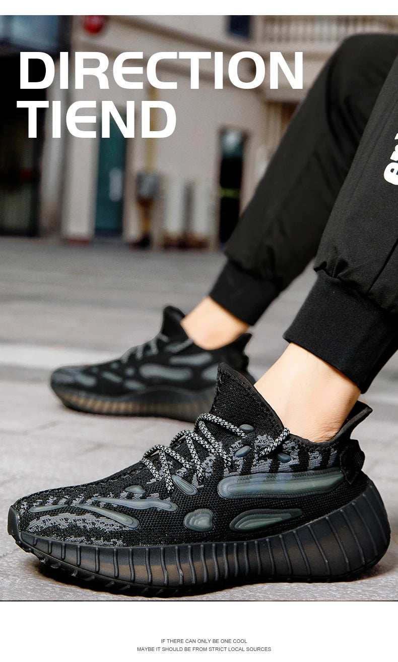 New Men Sneakers Shoes Light Casual Fashion Running Elastic Leisure Outdoor Mesh Summer Sports Tennis Man Walking Shoes