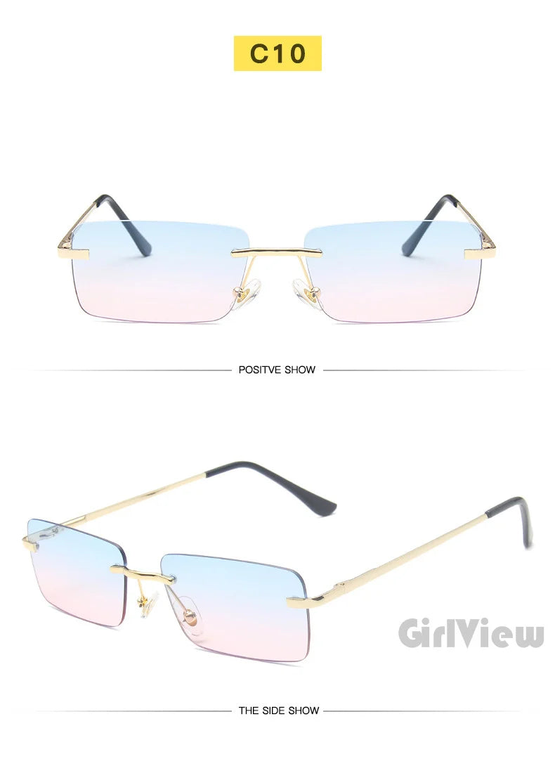 Sunglasses Man Stylish Sun Glasses Woman Pink Blue Glasses UV400 Summer Glasses