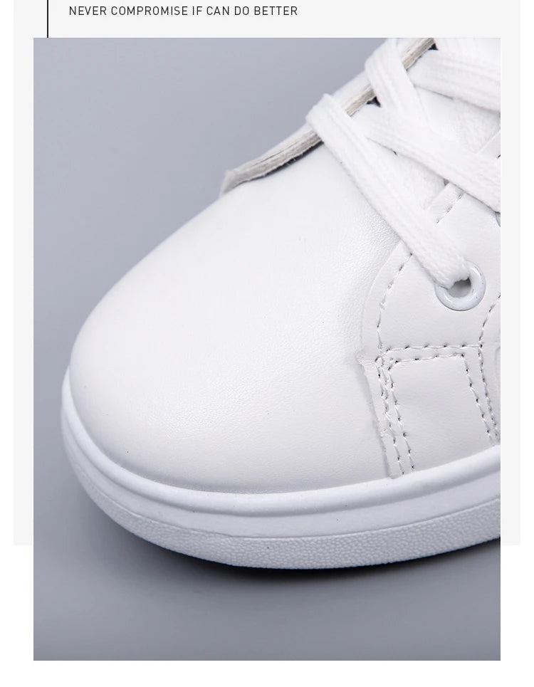 Spring Women Casual Shoes White Breathable Embroidered Flower Lace-Up Women Sneakers Fashion Korean version Women Tennis shoes