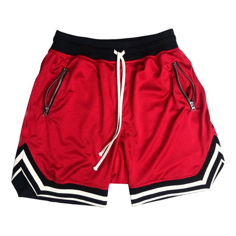 Men's Summer Sports Basketball Shorts Mesh Quick Dry Fitness Joggers Casual Breathable Male Sportswear Summer Gym Shorts Men Pants