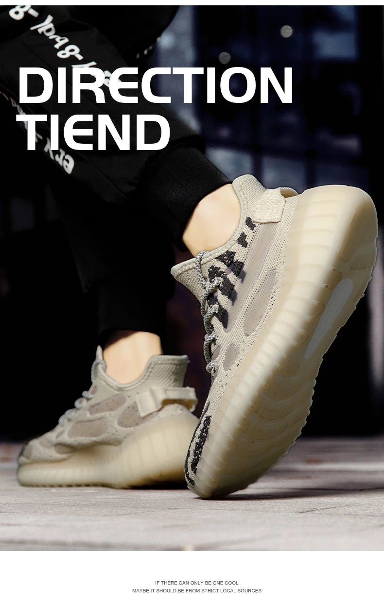 New Men Sneakers Shoes Light Casual Fashion Running Elastic Leisure Outdoor Mesh Summer Sports Tennis Man Walking Shoes