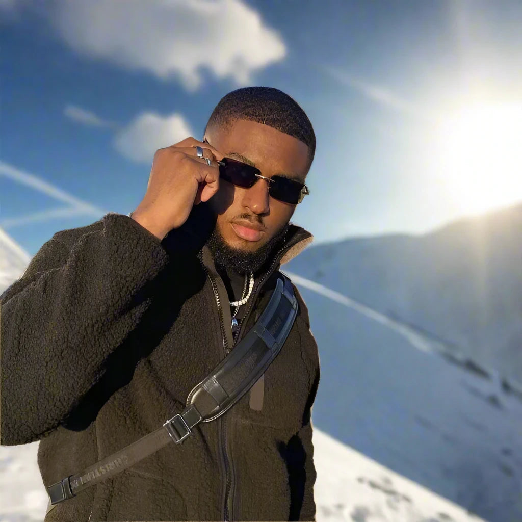 Sunglasses Man Stylish Sun Glasses Woman Pink Blue Glasses UV400 Summer Glasses