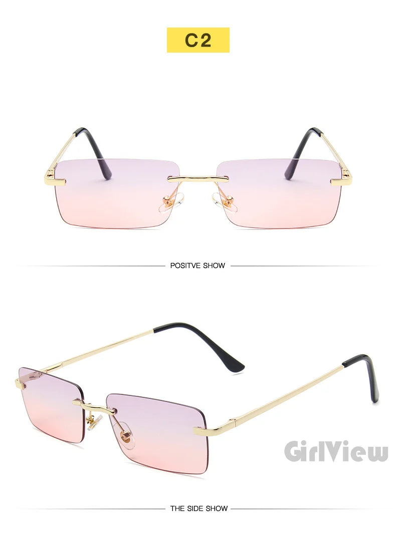 Sunglasses Man Stylish Sun Glasses Woman Pink Blue Glasses UV400 Summer Glasses