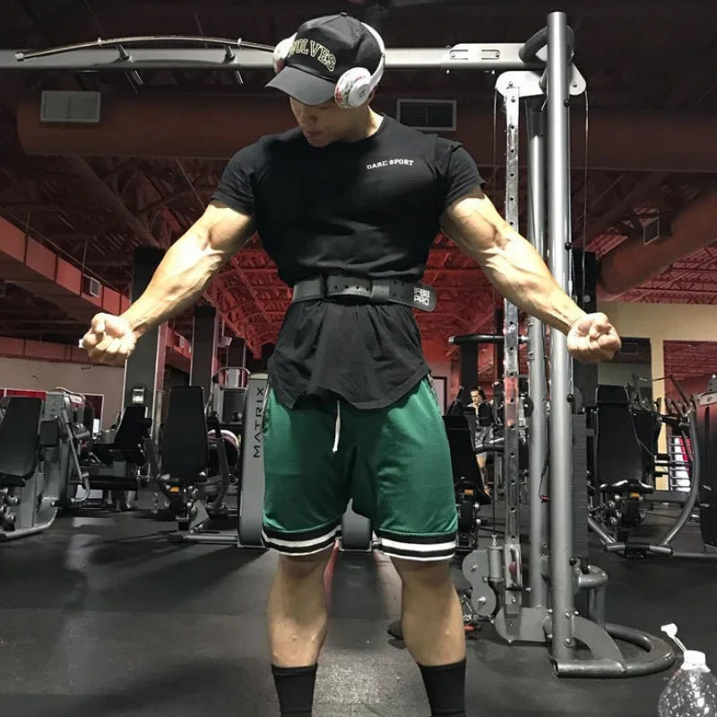 Men's Summer Sports Basketball Shorts Mesh Quick Dry Fitness Joggers Casual Breathable Male Sportswear Summer Gym Shorts Men Pants