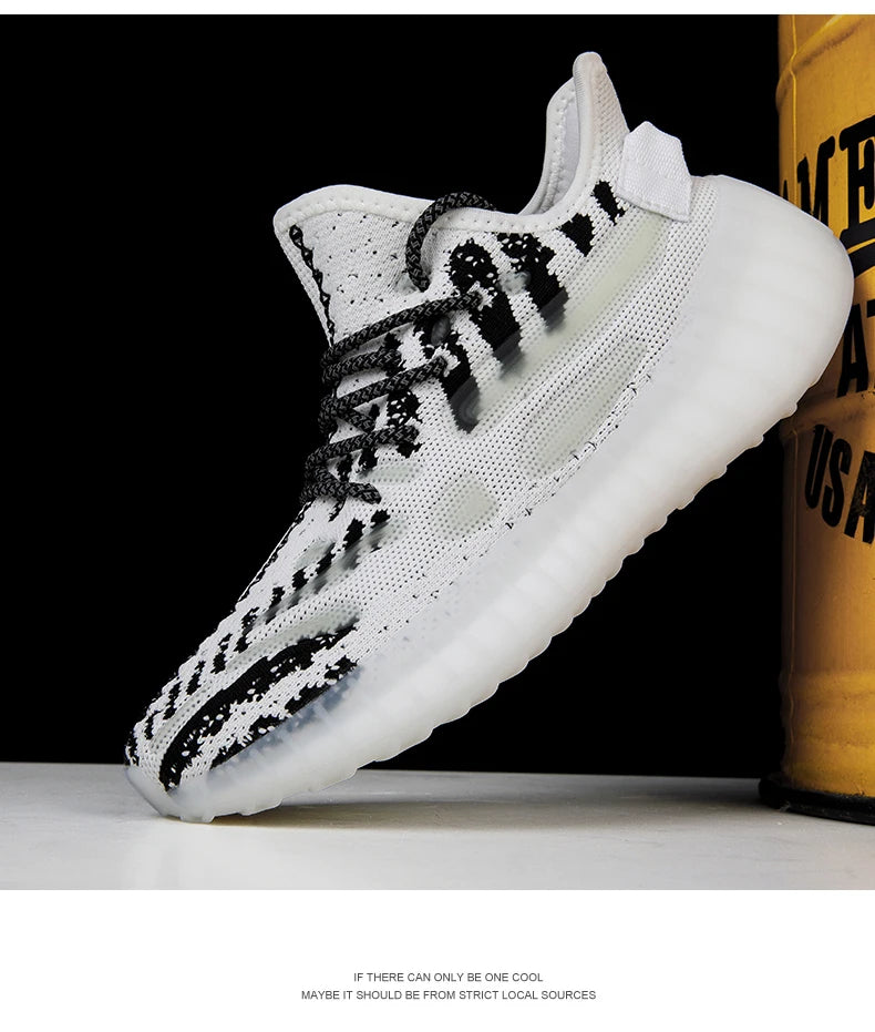 New Men Sneakers Shoes Light Casual Fashion Running Elastic Leisure Outdoor Mesh Summer Sports Tennis Man Walking Shoes