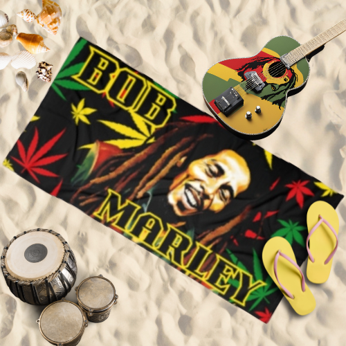 Beach Towel- Bob Marley Rasta design