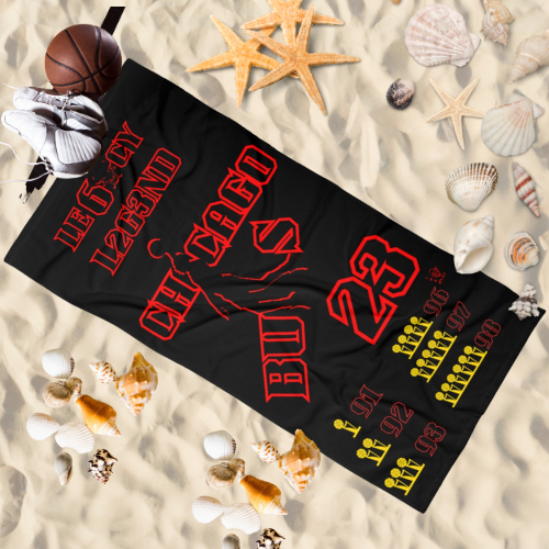 Beach Towel - Jordan Basketball, Legend, Legend, summertime, Greatest of all time Towel, chicago